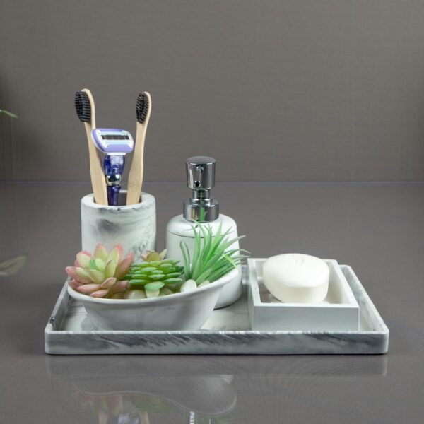 AQUA SERENITY - 5-Piece Bathroom Set Of Serenity