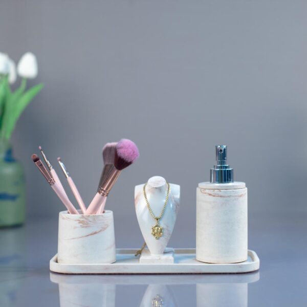 AQUA WAVE - 4-Piece Chic Bathroom Set To Elevate Your Washroom