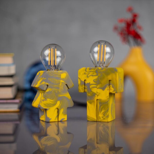 DUO RADIANCE - Pair Of Aesthetic Table Lamps For Your Bedroom Or Living Room