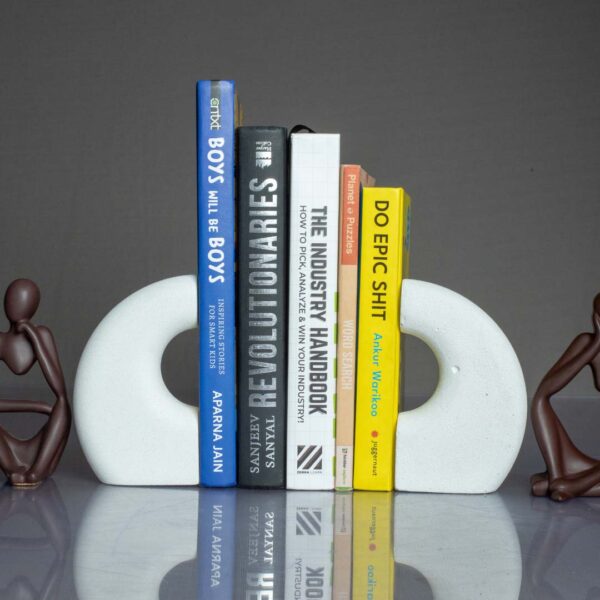 BOOK REST - Sleek Bookend To Hold All Your Beloved Books