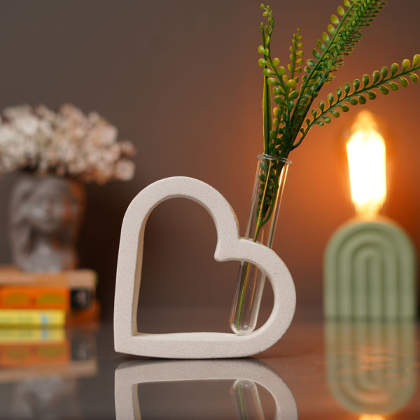 Crystal Nest I A Heart-Shaped Test Tube Planter That Holds Booms With Soul